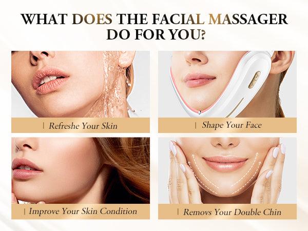 جهاز تدليك كهربائي لتشكيل الوجه على شكل حرف V من انلان